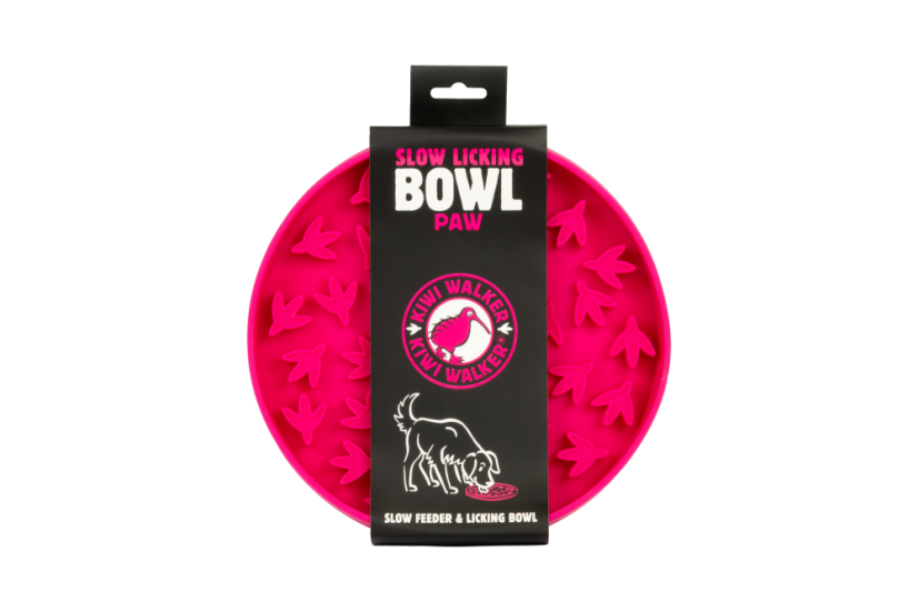 Protihltací miska a lízací podložka 2v1 – PAW – Růžová