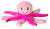 OCTOPUS & STARFISH z TPR pěny a plyše - Růžová