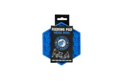 Lízací podložka – HEXA MINI – Modrá