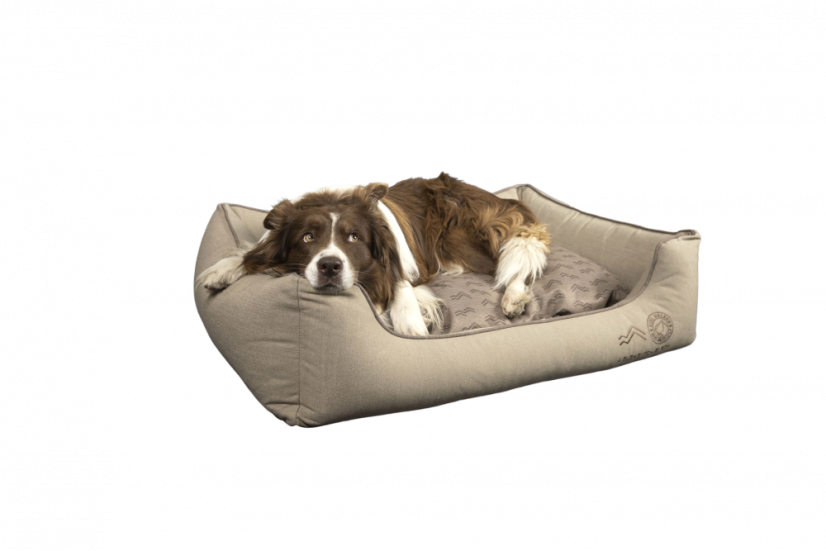 Pelíšek z recyklovaných materiálů 4ELEMENTS - S - Hnědá - Earth