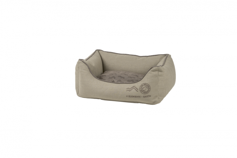 Pelíšek z recyklovaných materiálů 4ELEMENTS - S - Hnědá - Earth