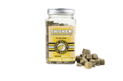 Mrazem sušený pamlsek kuřecí játra + špenát + dýně 100 g