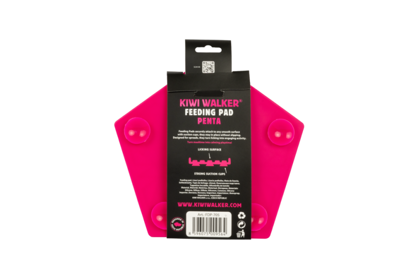 Lízací podložka – PENTA – Růžová