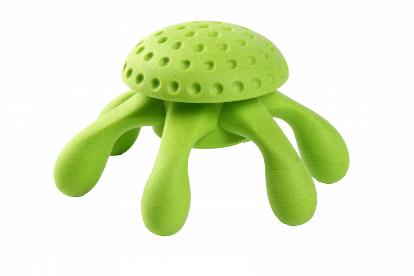 Létající a plovací chobotnice z TPR pěny - MAXI  - Zelená