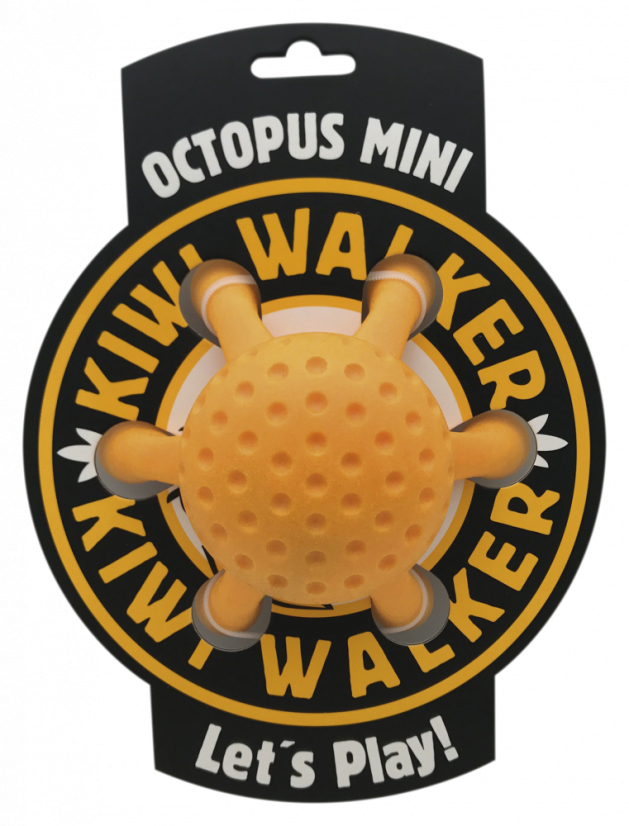 Létající a plovací chobotnice z TPR pěny - MINI  - Oranžová