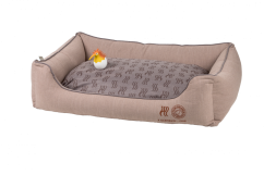 Pelíšek z recyklovaných materiálů 4ELEMENTS - L - Cihlová - Fire