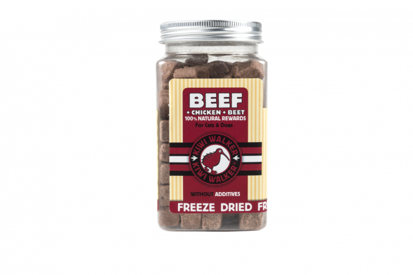 Mrazem sušené pamlsky hovězí + kuřecí + červená řepa 90 g