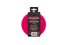 Protihltací miska a lízací podložka 2v1 – FLOWER MINI – Růžová