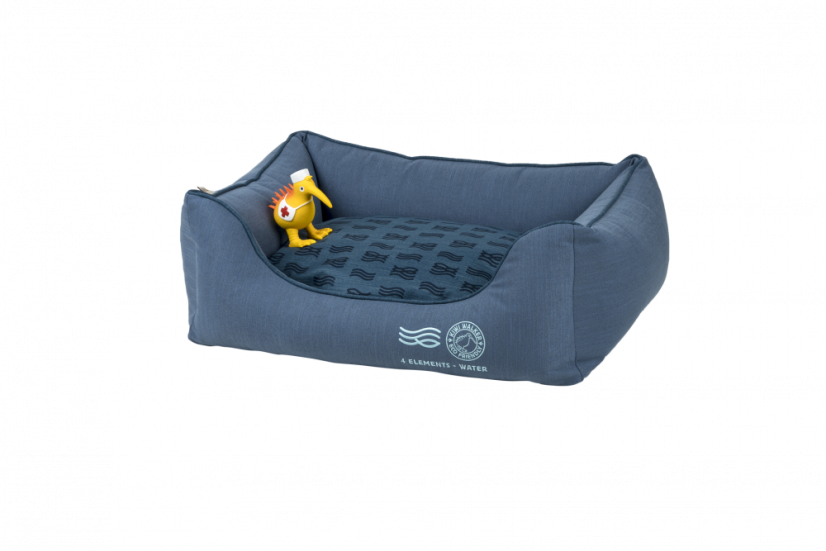 Pelíšek z recyklovaných materiálů 4ELEMENTS - M - Modrá - Water