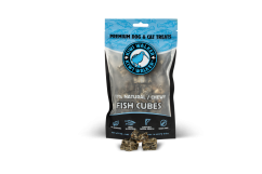 Vzduchem sušené kostky rybí kůže 100g