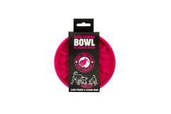 Protihltací miska a lízací podložka 2v1 – FLOWER MINI – Růžová