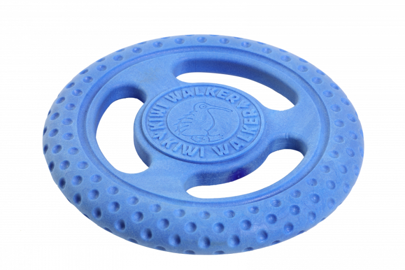 Plovací frisbee z TPR pěny MAXI  modrá 21,5 cm