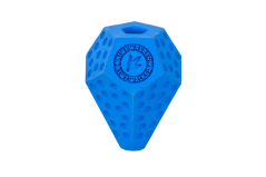 Gumová hračka DIABALL s dírou na pamlsky - MAXI - modrá
