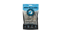 Vzduchem sušené kostky rybí kůže 100g