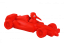 Latexová pískací hračka Formula červená