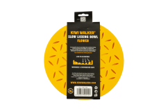 Protihltací miska a lízací podložka 2v1 – FLOWER – Oranžová