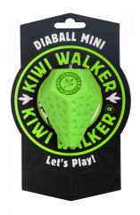 Gumová hračka DIABALL s dírou na pamlsky - MINI - zelená