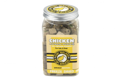 Mrazem sušený pamlsek kuřecí játra + špenát + dýně 100g