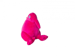 Plyšová pískací hračka Kiwi růžová