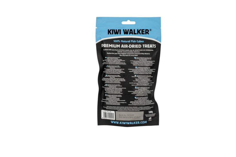 Vzduchem sušené kostky rybí kůže 100g