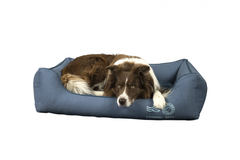 Pelíšek z recyklovaných materiálů 4ELEMENTS - S - Modrá - Water