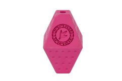 Gumová hračka OCTABALL s dírou na pamlsky - MINI- růžová