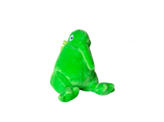Plyšová pískací hračka Kiwi zelená