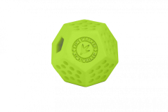 Gumová hračka DODECABALL s dírou na pamlsky - MAXI - zelená