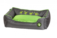 Pelech z ortopedické pěny - L - Zelená/Šedá