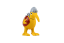 Latexová pískacia hračka Kiwi Knight oranžová