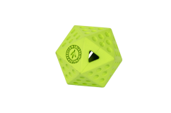 Gumová hračka ICOSABALL s dírou na pamlsky -MAXI- zelená