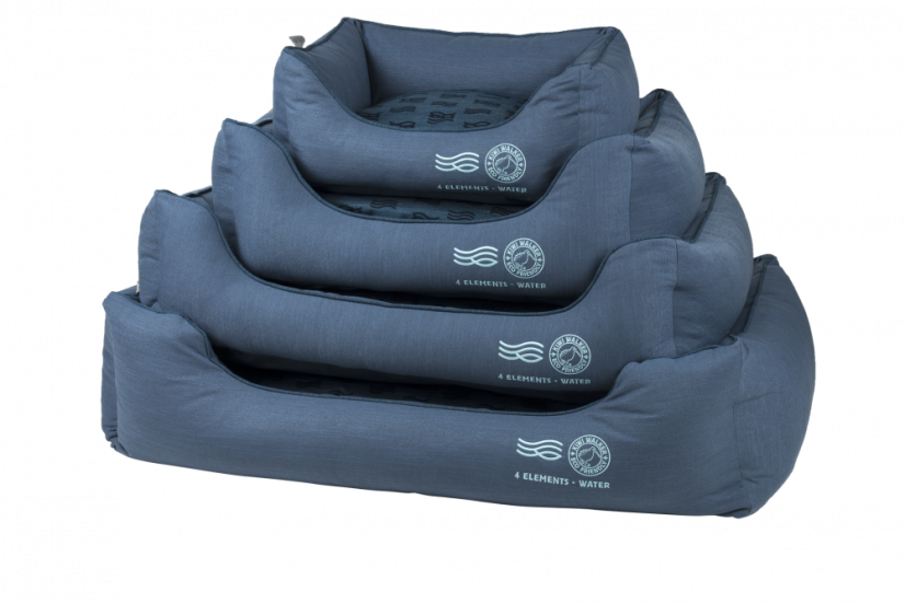 Pelíšek z recyklovaných materiálů 4ELEMENTS - L - Modrá - Water