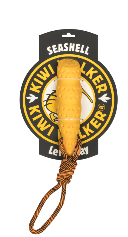 Létající a plovací seashell z TPR pěny - MAXI - Oranžová