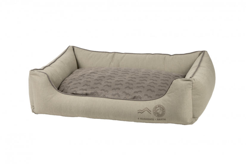 Pelíšek z recyklovaných materiálů 4ELEMENTS - L - Hnědá - Earth