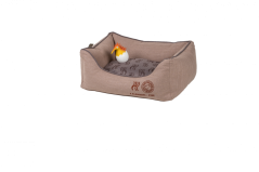 Pelíšek z recyklovaných materiálů 4ELEMENTS - S - Cihlová - Fire