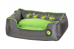 Pelech z ortopedické pěny - M - Zelená/Šedá