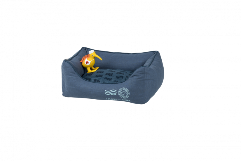 Pelíšek z recyklovaných materiálů 4ELEMENTS - S - Modrá - Water