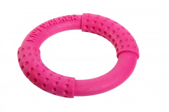 Létající a plovací kruh z TPR pěny - MAXI  - Růžová