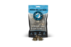 Vzduchem sušené kostky rybí kůže 100g