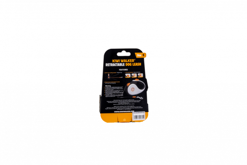 Samonavíjecí vodítko - S - MAX 15kg, 5m - Černobílá