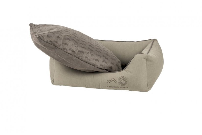 Pelíšek z recyklovaných materiálů 4ELEMENTS - L - Hnědá - Earth