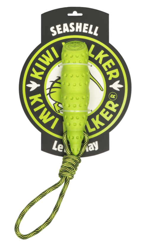 Létající a plovací seashell z TPR pěny - MAXI - Zelená