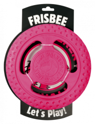 Plovací frisbee z TPR pěny MAXI růžová 21,5 cm