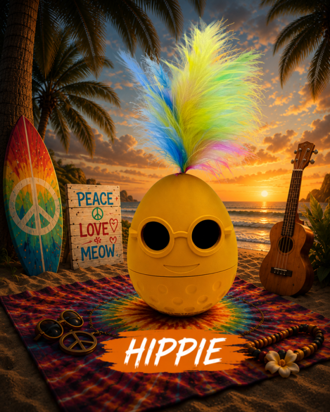 Balančná interaktívna hračka pre mačky - Variant: HIPPIE