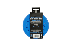 Protihltací miska a lízací podložka 2v1 – FLOWER MINI – Modrá