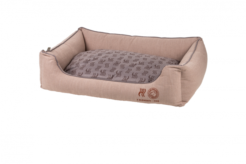 Pelíšek z recyklovaných materiálů 4ELEMENTS - XL - Cihlová - Fire