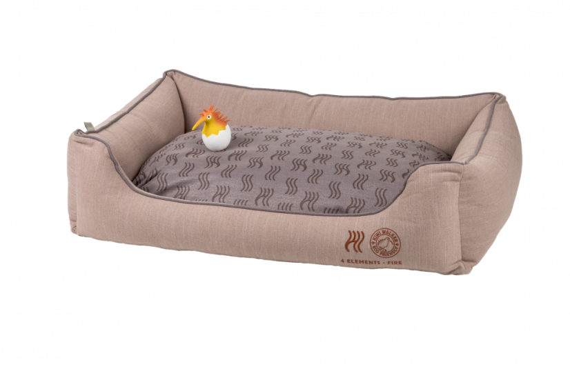 Pelíšek z recyklovaných materiálů 4ELEMENTS - L - Cihlová - Fire