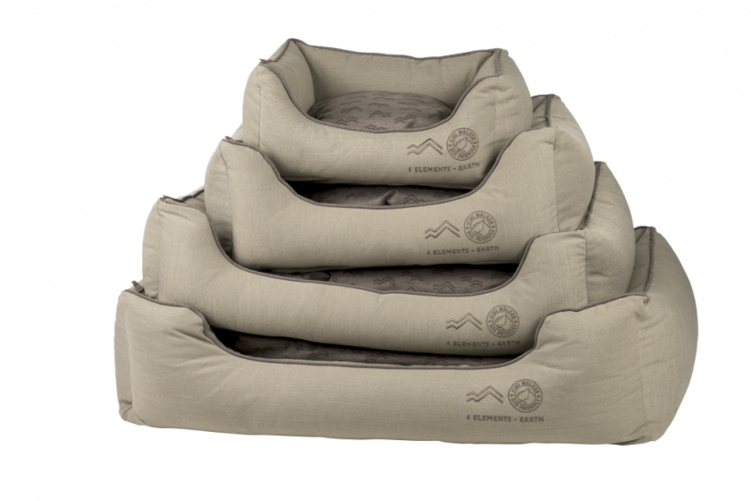 Pelíšek z recyklovaných materiálů 4ELEMENTS - M - Hnědá - Earth