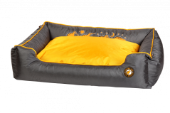 Pelech z ortopedické pěny - XXL - Oranžová/Šedá