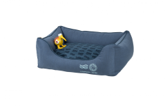 Pelíšek z recyklovaných materiálů 4ELEMENTS - M - Modrá - Water